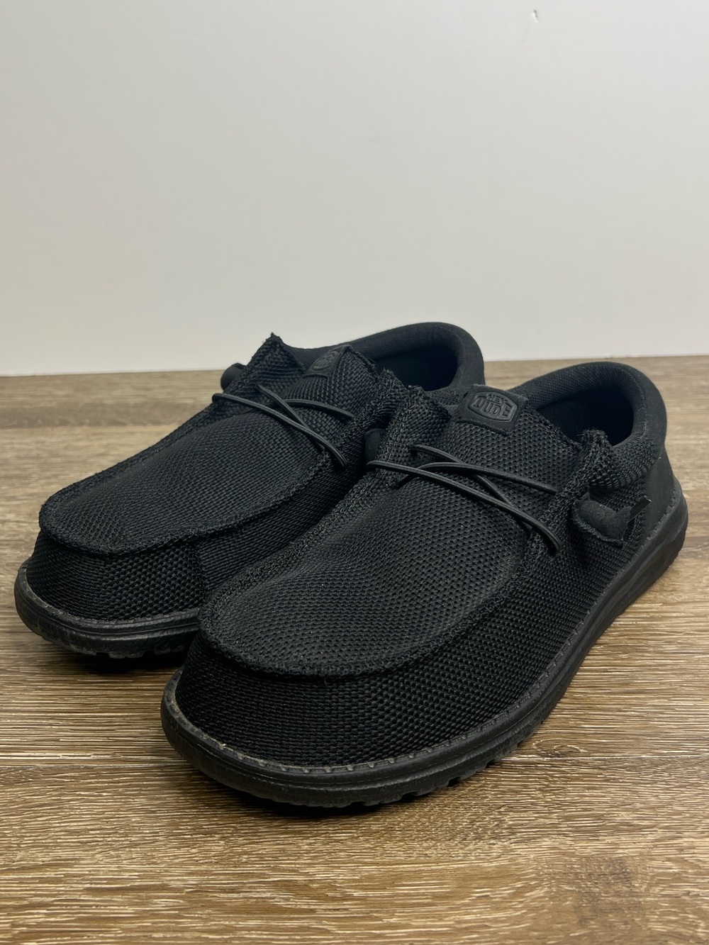 Hey Dude Wally Funk Mono Triple Black Slip-On Shoes Men’s Size 8